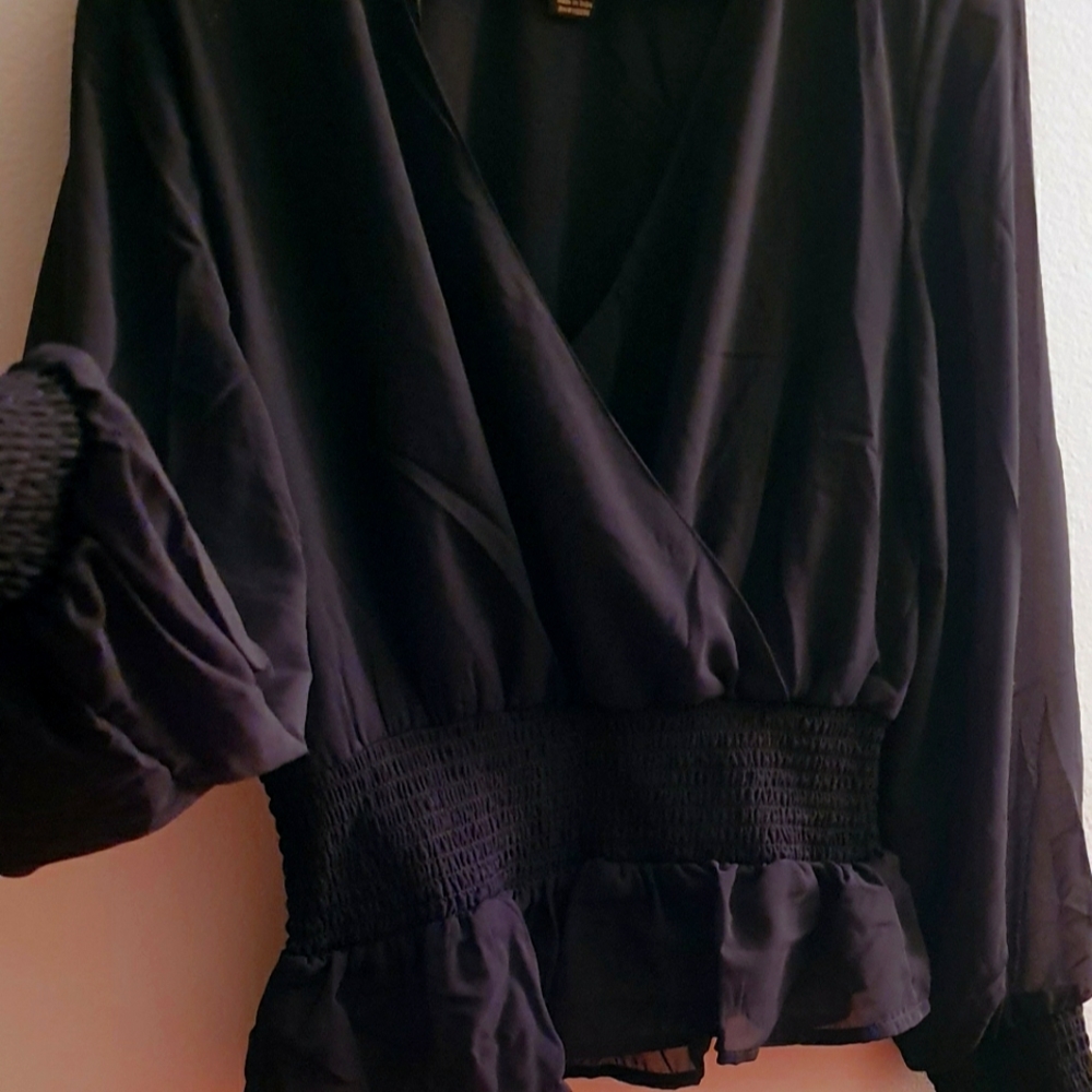 NEW Japna Medium Black Blouse